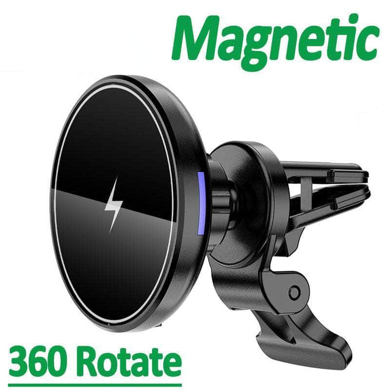 15W Magnetic Wireless Charger Car Phone Holder