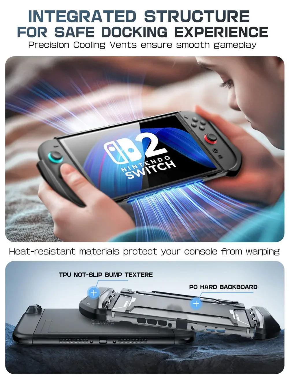 SUPCASE Dockable Nintendo Switch 2 Case