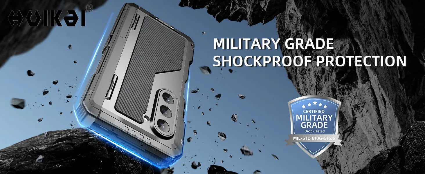 Galaxy Z Fold 7 Metal Bumper Heavy Duty Shockproof Cover