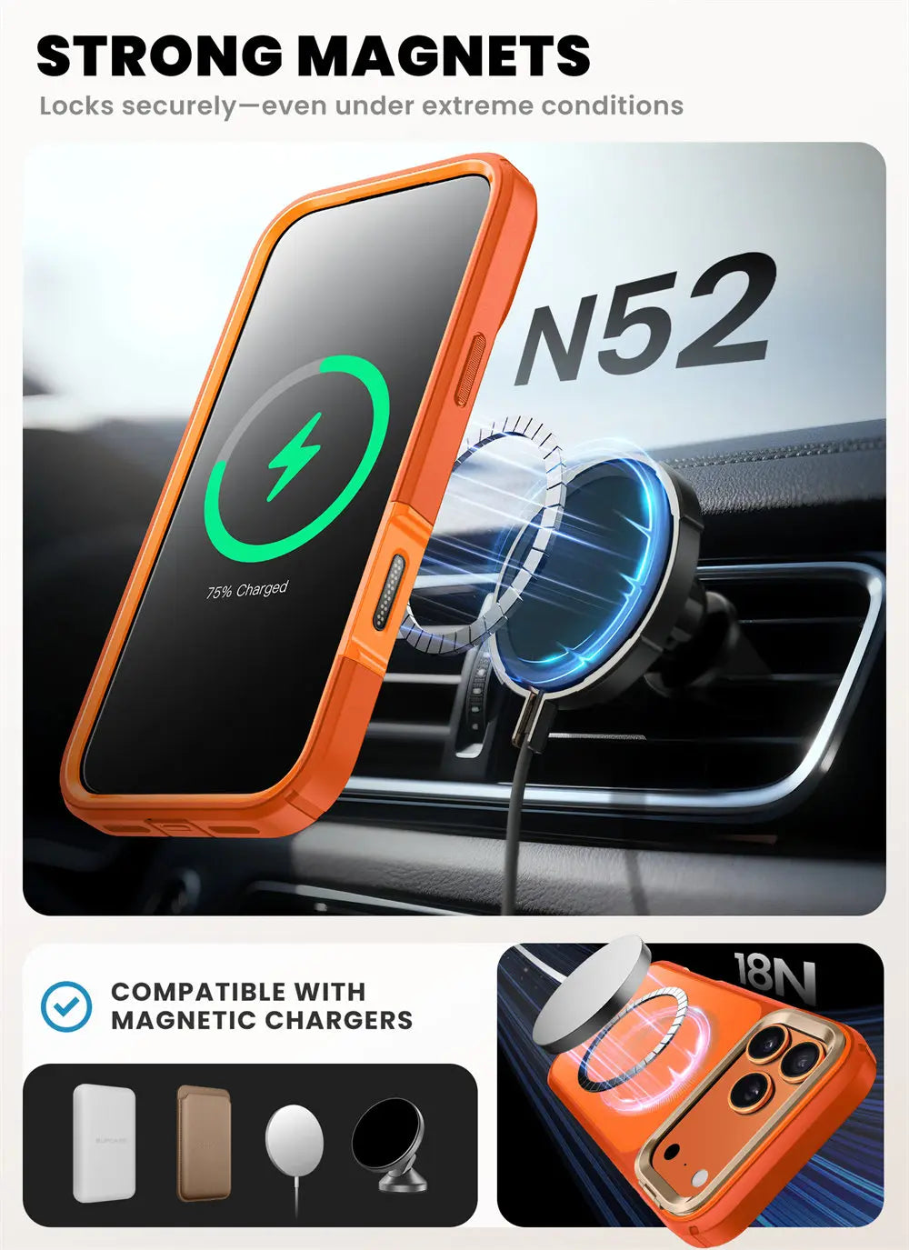 iPhone 17 Pro Case I-BLASON Are Flip Full-Body Heavy Duty Case