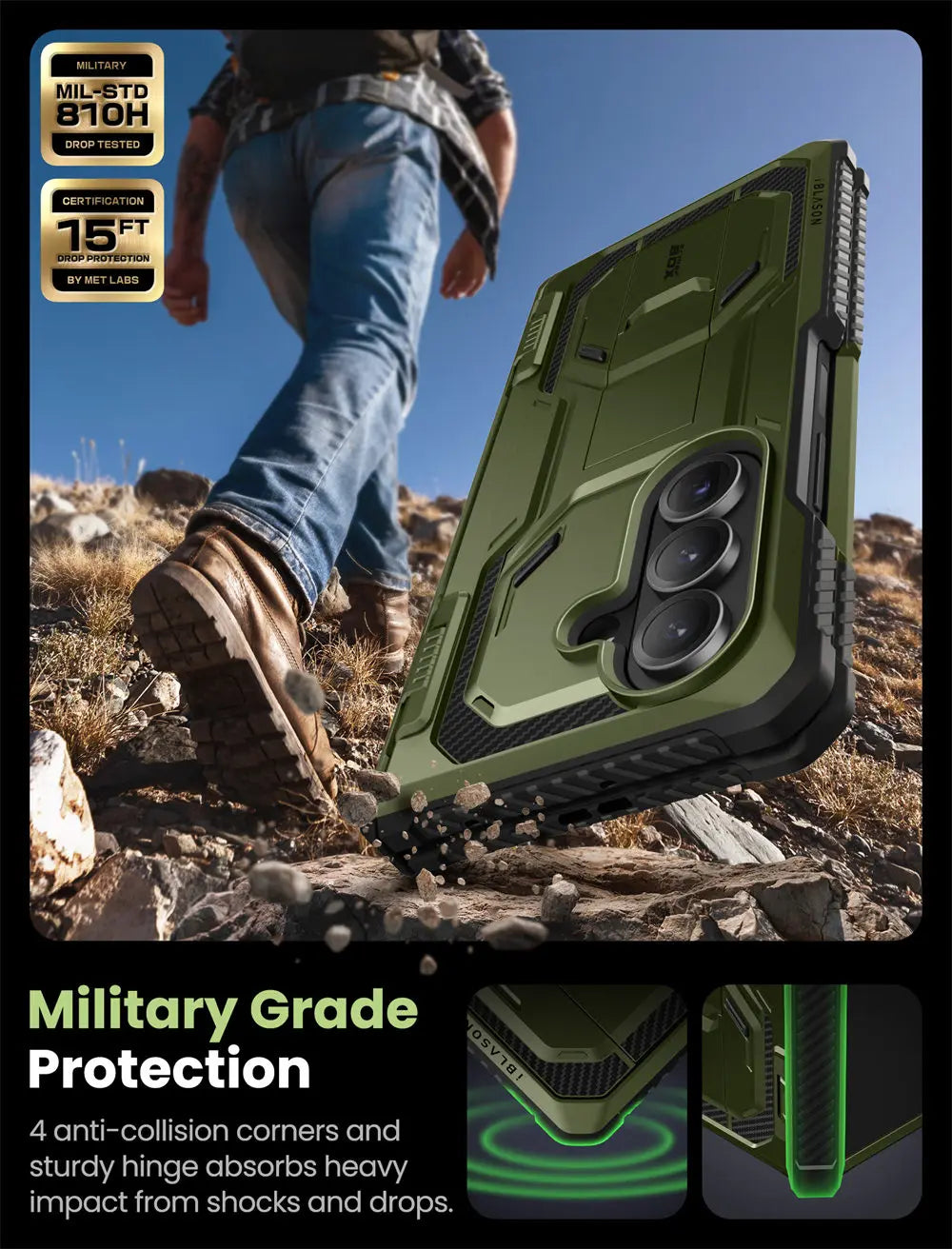 I-BLASON Z Fold 7 Armorbox Protective Phone Case