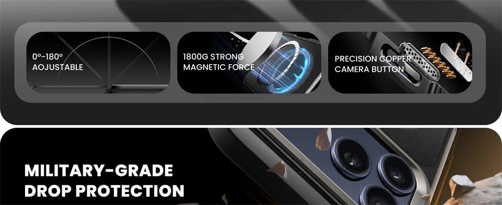 iPhone 17 Pro Case I-BLASON Are Flip Full-Body Heavy Duty Case