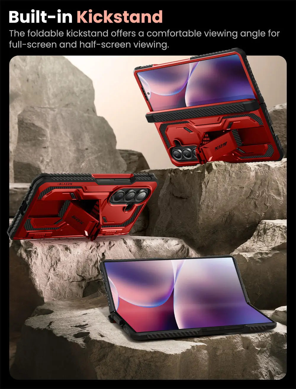 I-BLASON Z Fold 7 Armorbox Protective Phone Case