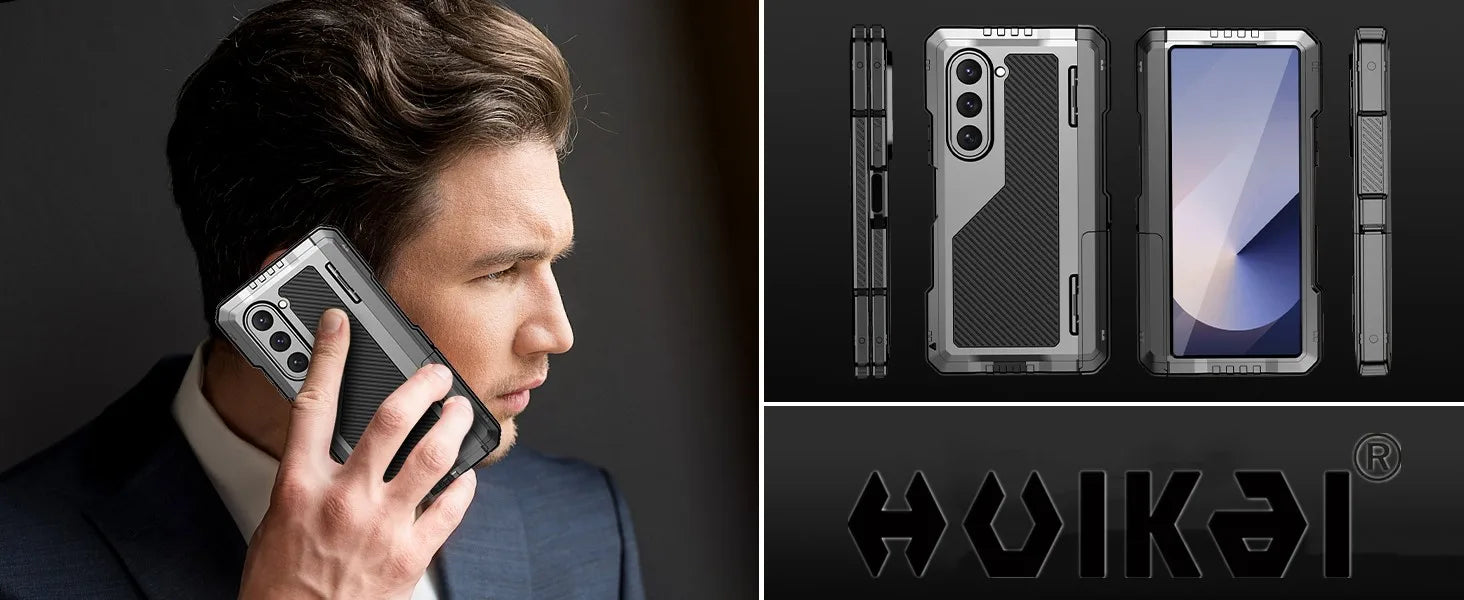 Galaxy Z Fold 7 Metal Bumper Heavy Duty Shockproof Cover