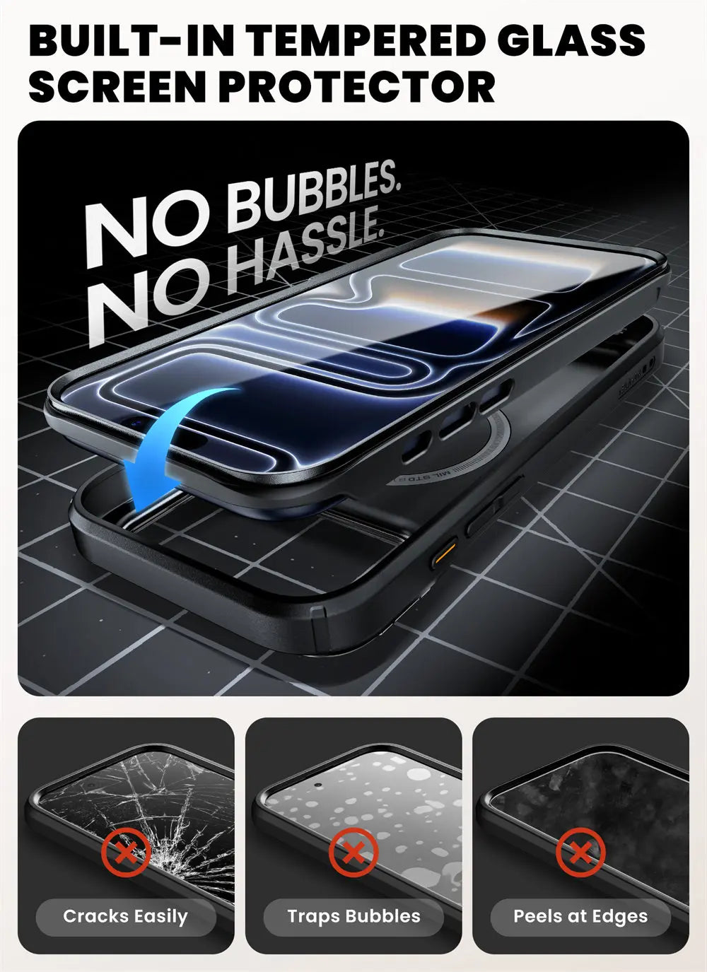 iPhone 17 Pro Case I-BLASON Are Flip Full-Body Heavy Duty Case