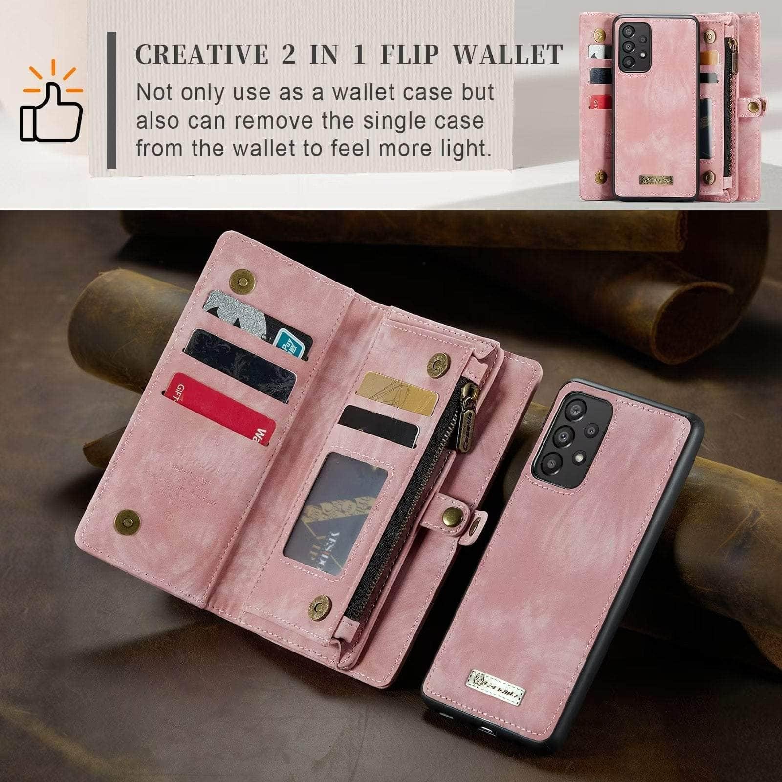 Casebuddy Detachable Galaxy A14 Wallet Case