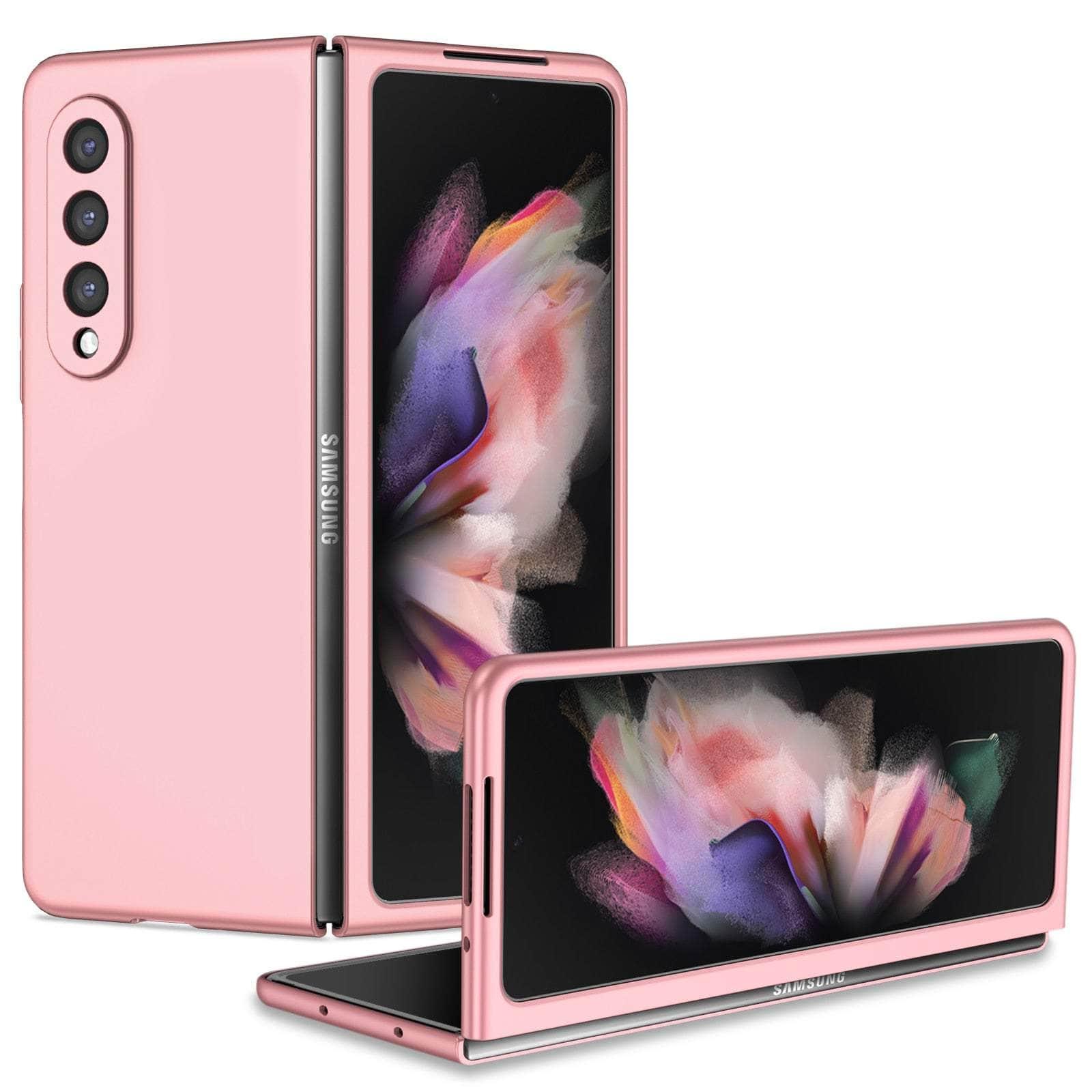 Casebuddy Pink / for samsung Z Fold 5 Drop Protection Galaxy Z Fold 5 Folding Case