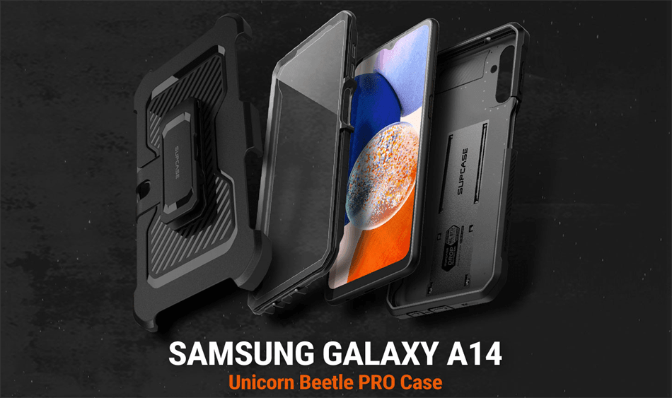 Casebuddy Galaxy A14 (2023) UB Pro Full-Body Rugged Holster