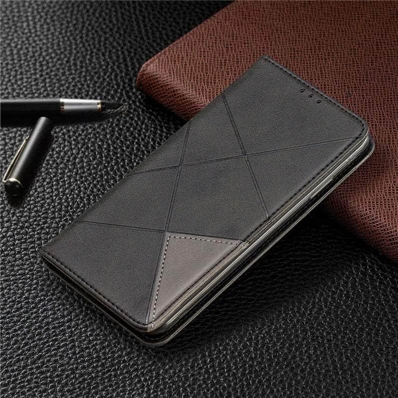 Casebuddy Black / For Galaxy A14 5G Galaxy A14 Magnetic Wallet Leather Flip Cover