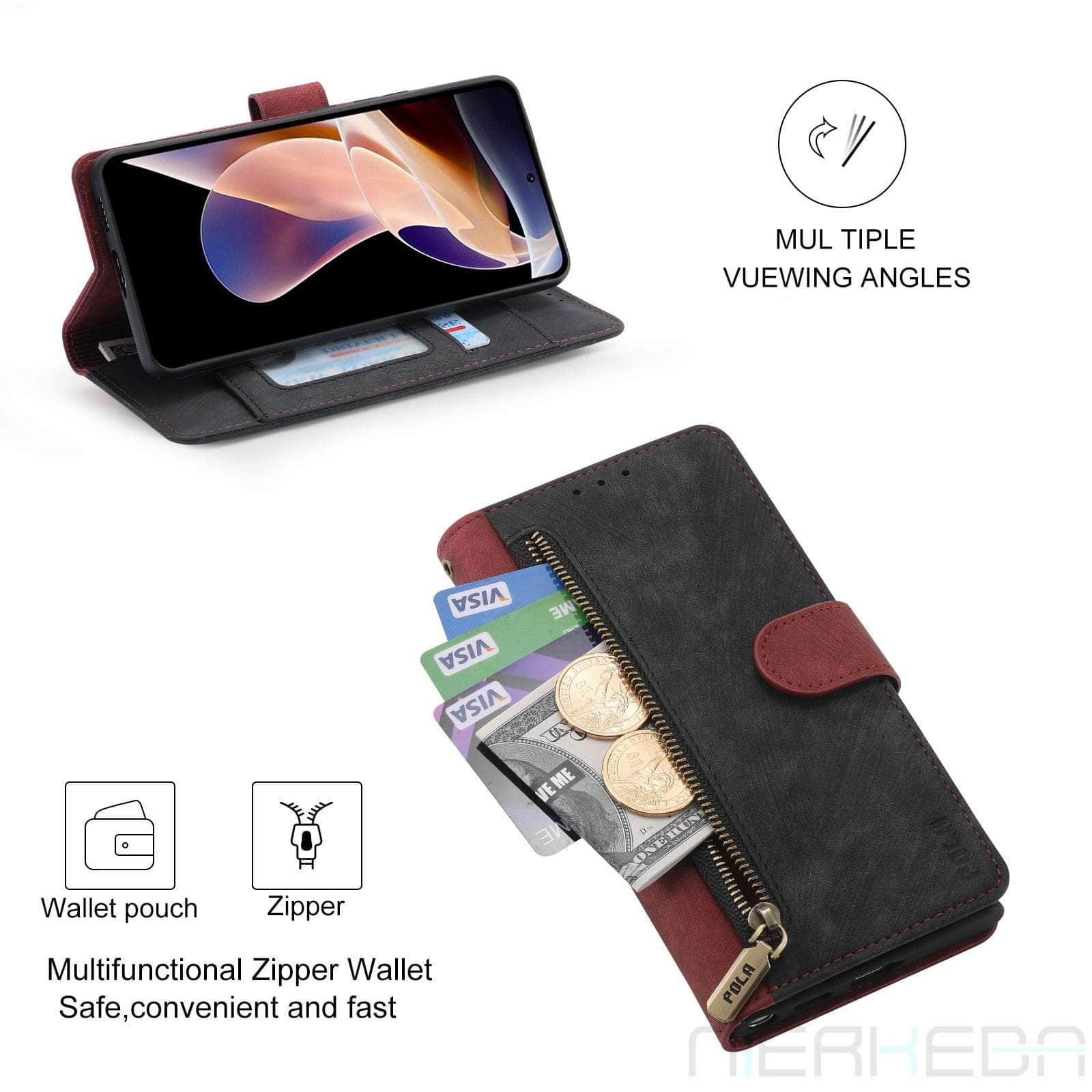 Casebuddy Galaxy A24 Anti-Theft Brush Leather Case