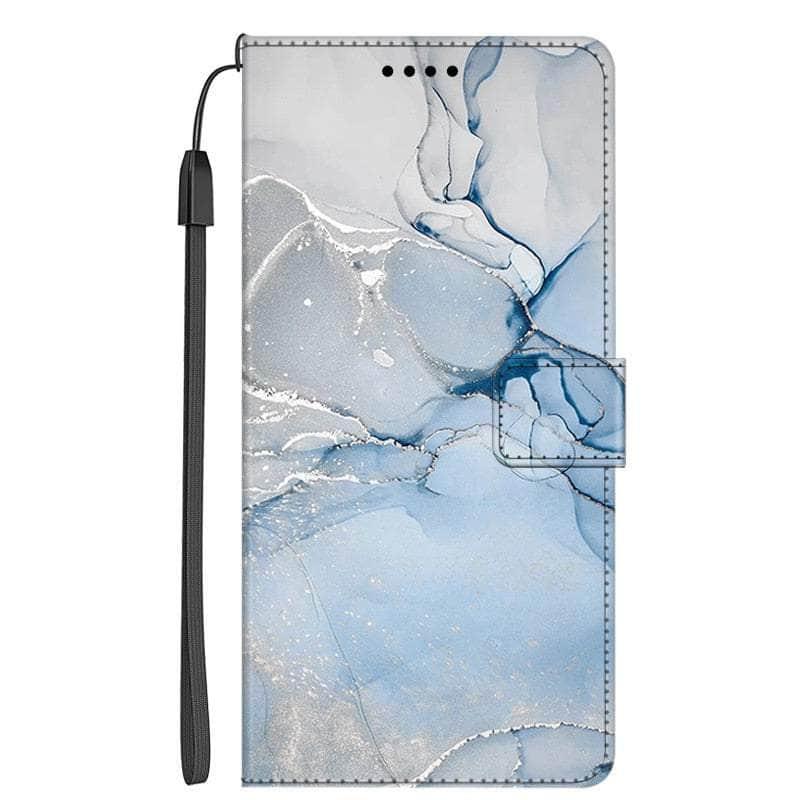 Casebuddy 13 / For Galaxy A24 Galaxy A24 Marble Leather Case