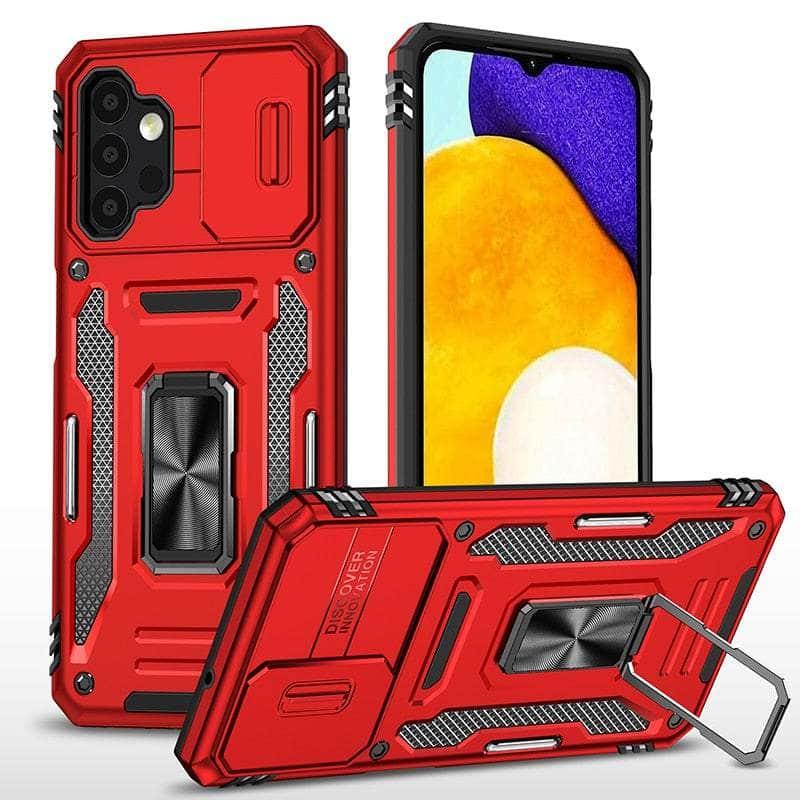 Casebuddy Red / for Galaxy A34 5G Galaxy A34 2023 Finger Ring Kickstand Cover