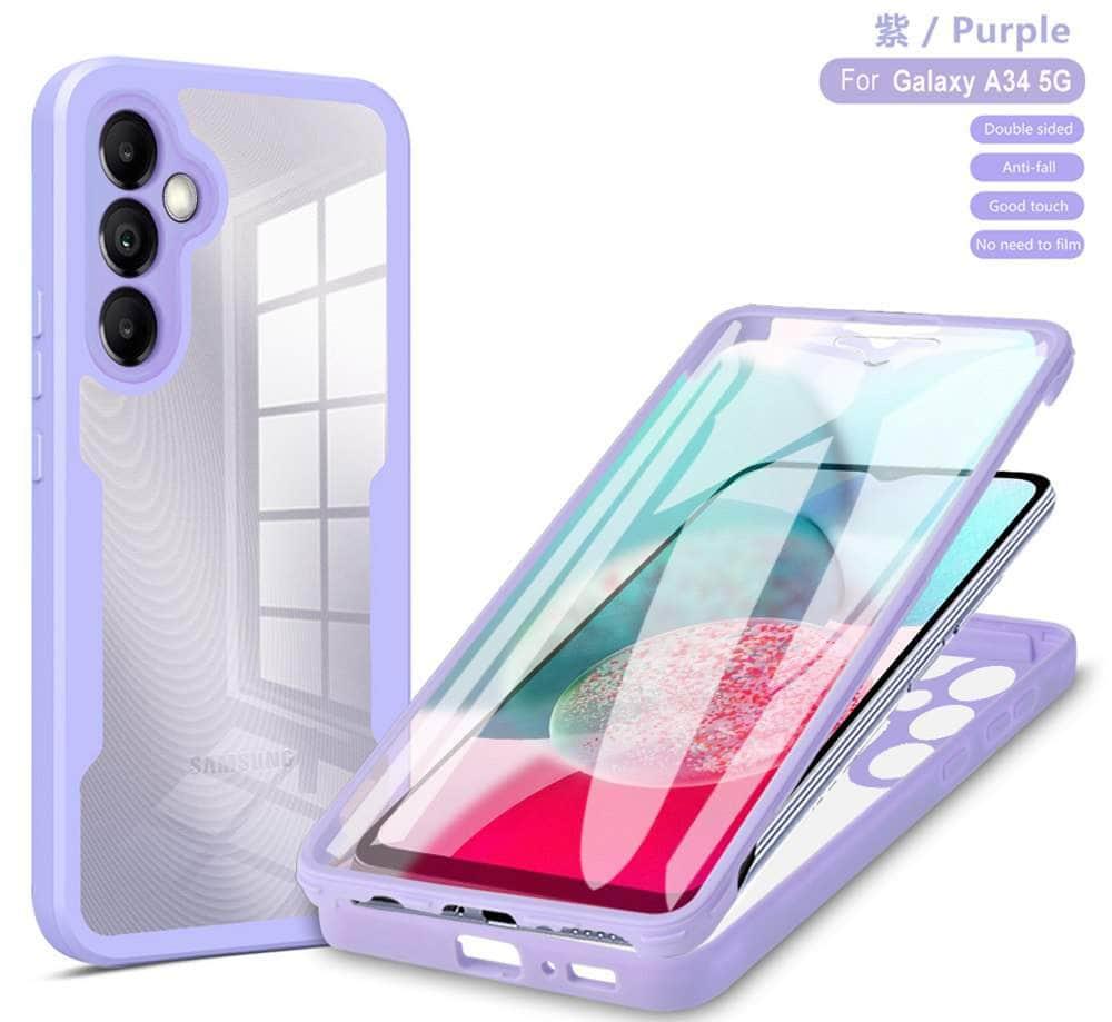 Casebuddy Galaxy A34 5G / Lavender Galaxy A34 Full Body Protection Rugged Case