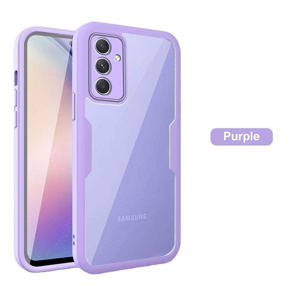 Casebuddy Purple / for Samsung A54 5G Galaxy A54 360 Double-sided Shockproof Cover