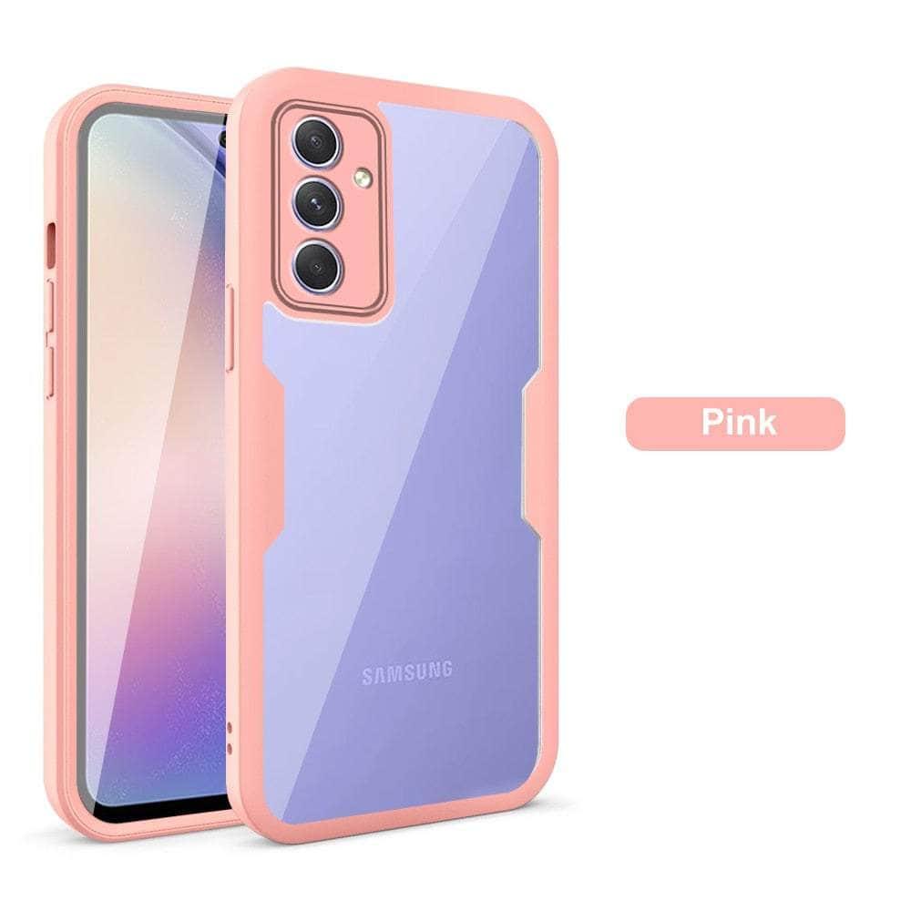Casebuddy Pink / for Samsung A54 5G Galaxy A54 360 Double-sided Shockproof Cover