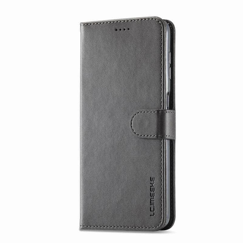 Casebuddy Gray / Samsung S23 FE Galaxy S23 FE Flip Magnetic Wallet Cover