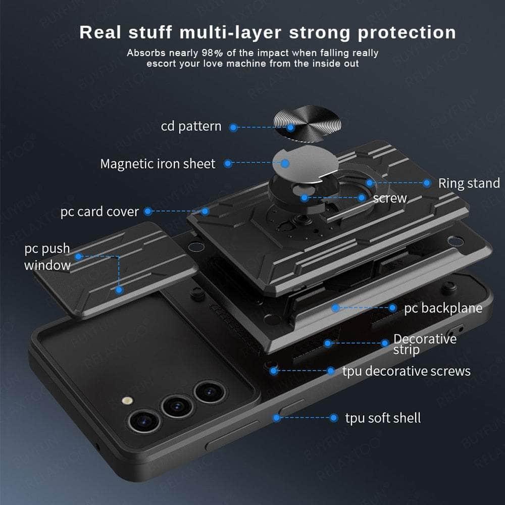 Casebuddy Galaxy S23 FE Magnetic Car Ring Stand