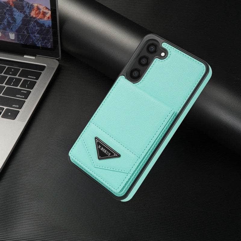 Casebuddy Green / Samsung S23 Ultra Galaxy S23 FE Wallet Leather Anti-theft Case