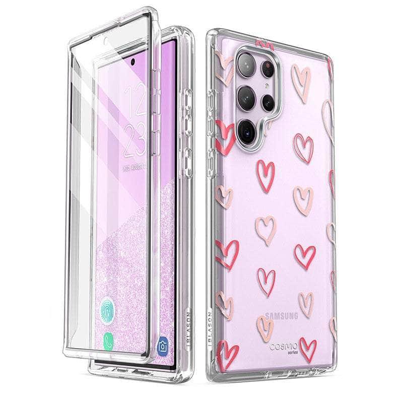 Casebuddy Heart / PC + TPU Galaxy S23 Ultra (2023) I-BLASON Cosmo Slim Case