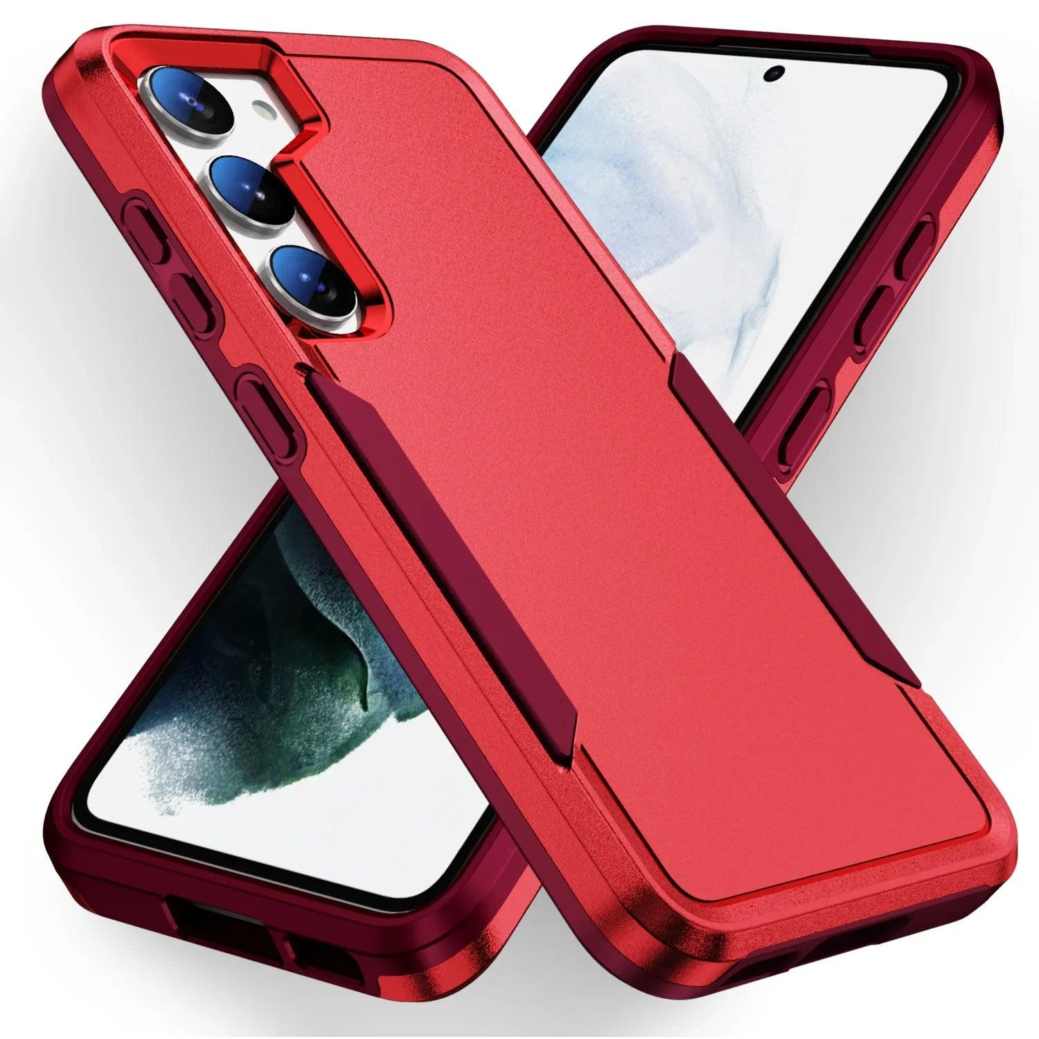 Casebuddy Red / for Galaxy S24 Galaxy S24 Anti-Falling Hard Cover