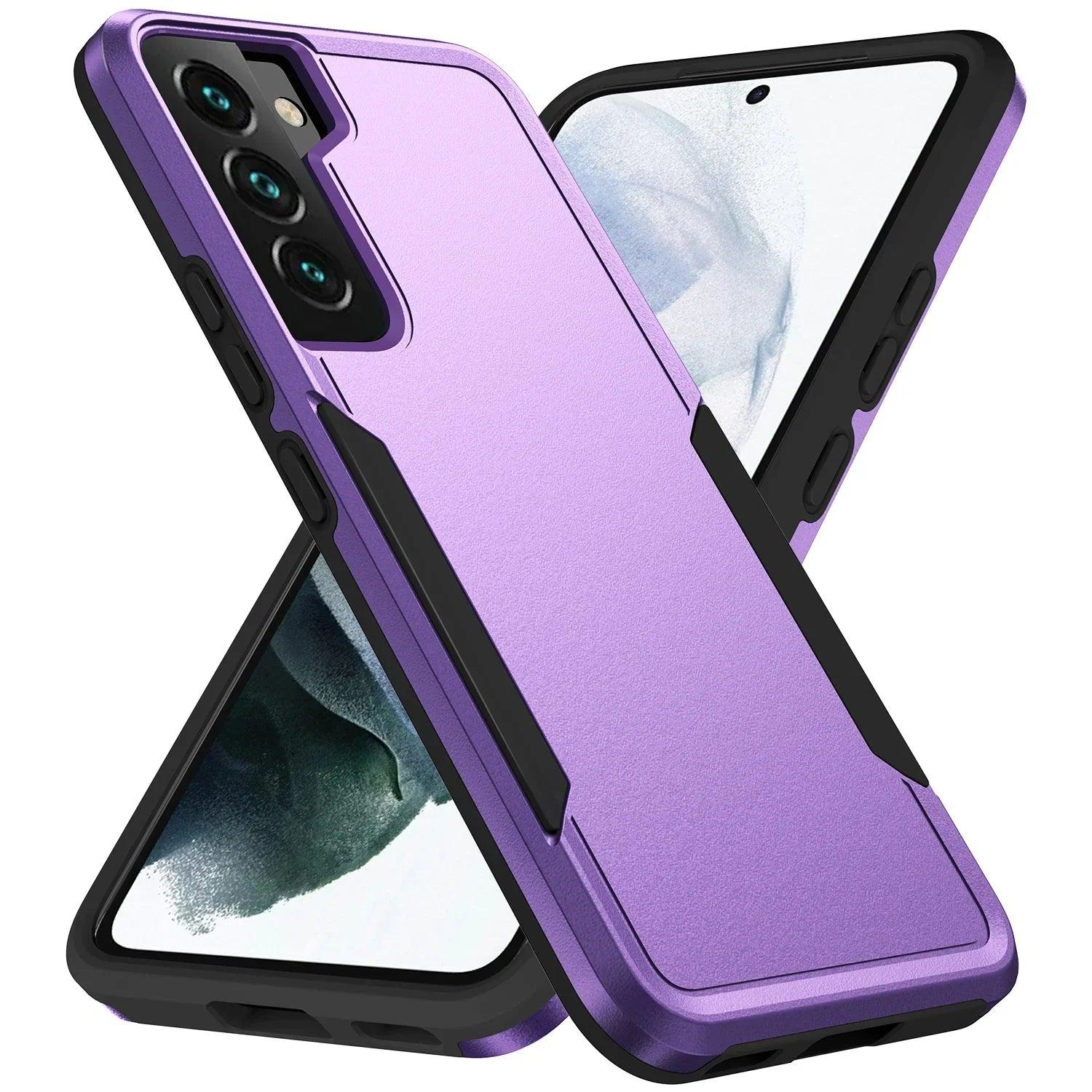 Casebuddy PURPLE / for Galaxy S24 Galaxy S24 Anti-Shock Protection Case