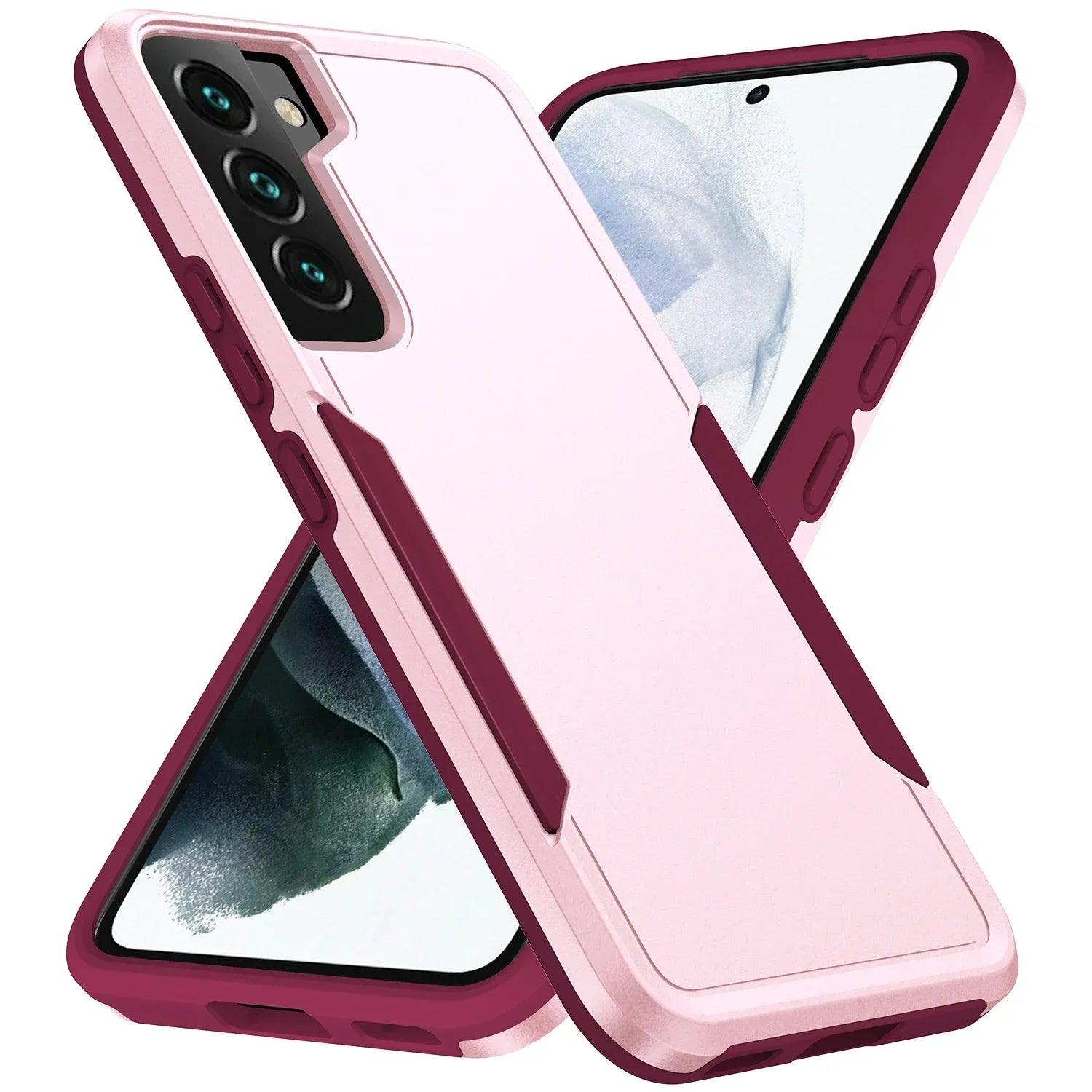 Casebuddy Pink / for Galaxy S24 Galaxy S24 Anti-Shock Protection Case
