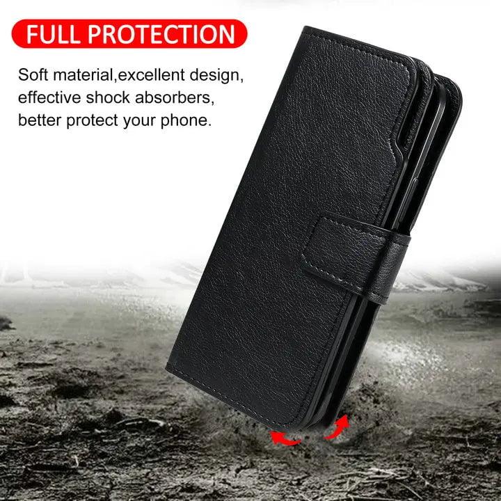 Galaxy S24 Flip Wallet Book Leather Case