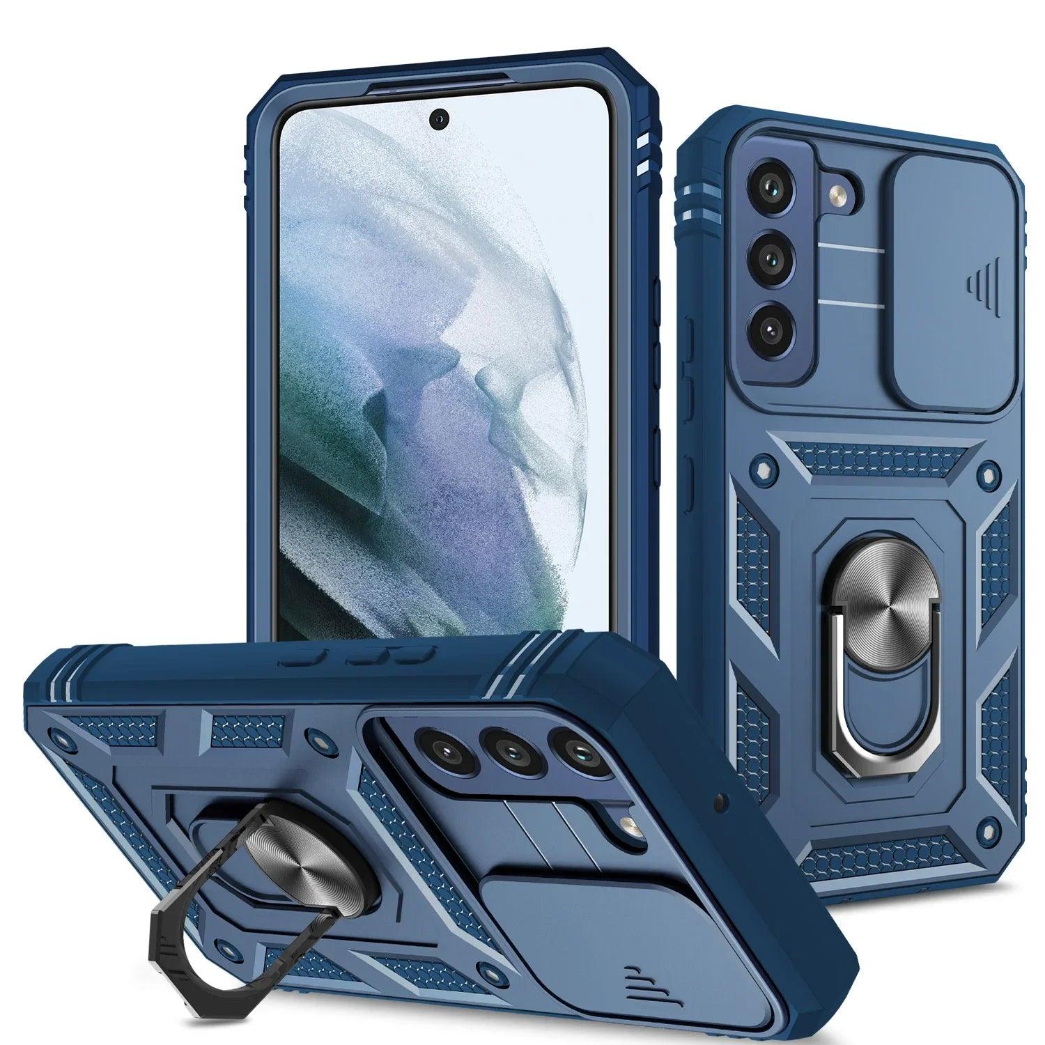 Casebuddy navy blue / for Galaxy S24 Galaxy S24 Ring Holder Protection Case