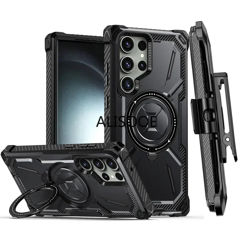 Casebuddy Black / For Galaxy S24 Ultra Galaxy S24 Ultra Full-Body Rugged Case
