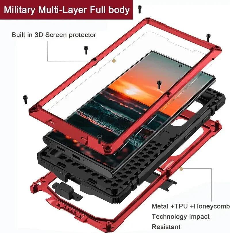 Casebuddy Galaxy S24 Ultra Rugged Military Metal Case
