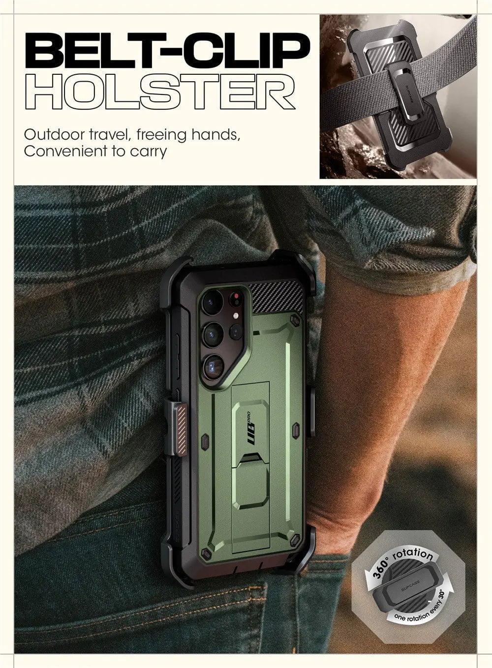 Casebuddy Galaxy S24 Ultra Supcase UB Pro Full-Body Dual Layer Case