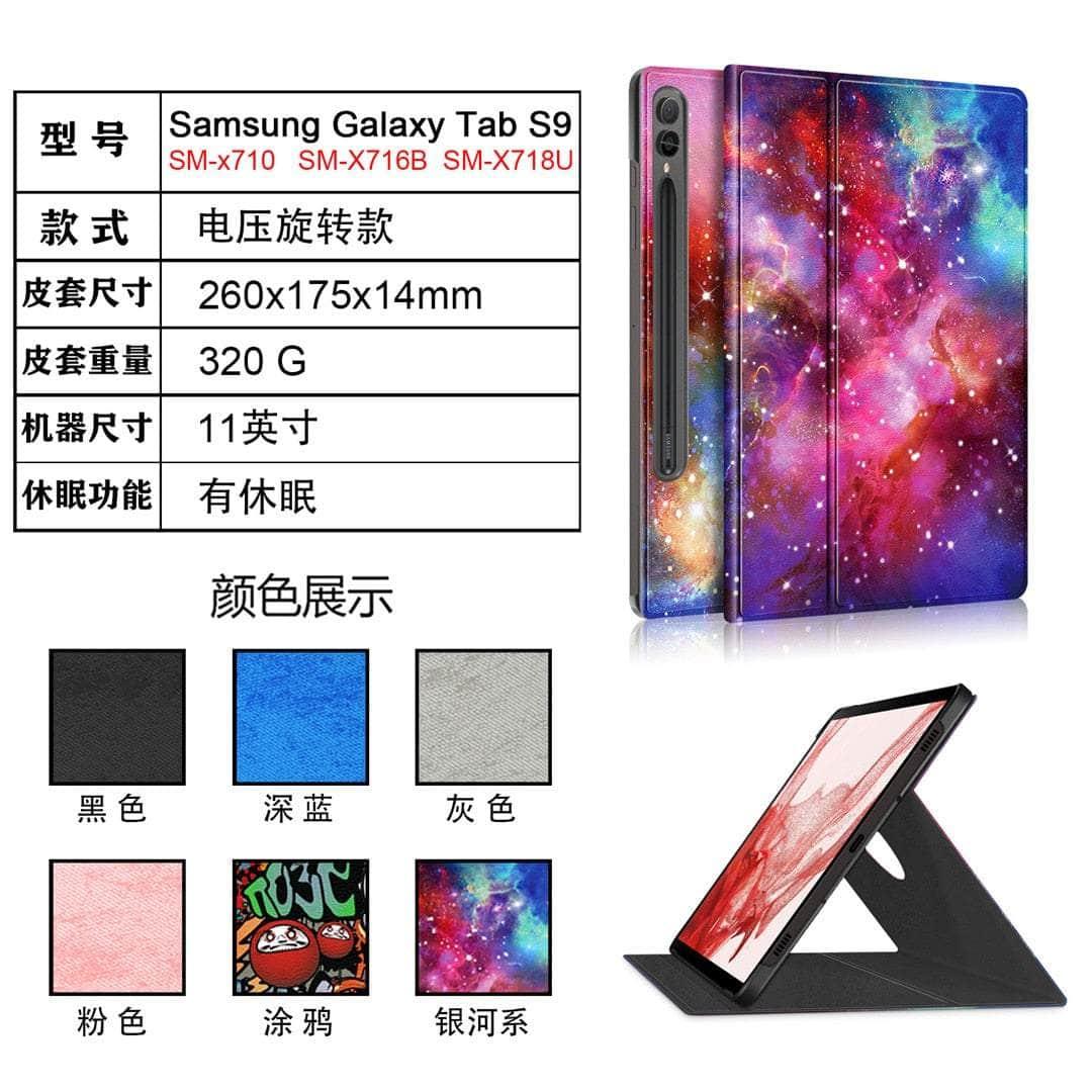 Casebuddy Galaxy Tab S9 2023 Pencil Holder 360 Cover