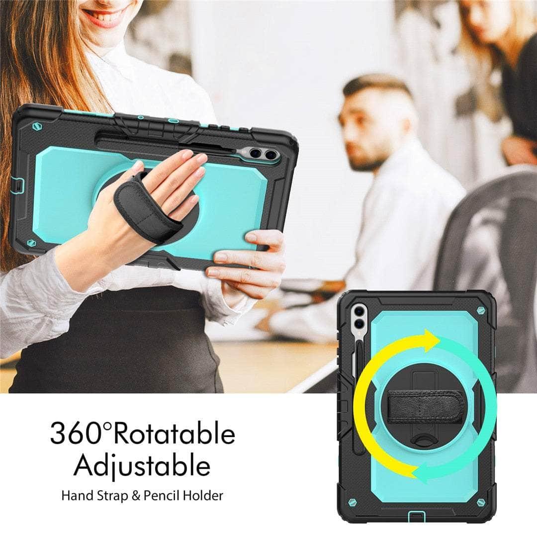 Casebuddy Galaxy Tab S9 Heavy Duty Kickstand Strap Case