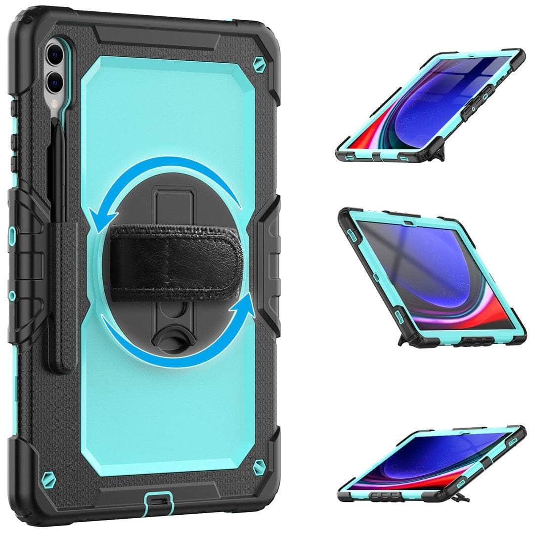 Casebuddy Galaxy Tab S9 Heavy Duty Kickstand Strap Case