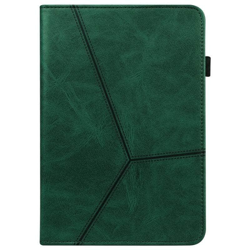 Casebuddy green / Tab S9 (11 inch) Galaxy Tab S9 Luxury Vegan Leather Wallet Stand