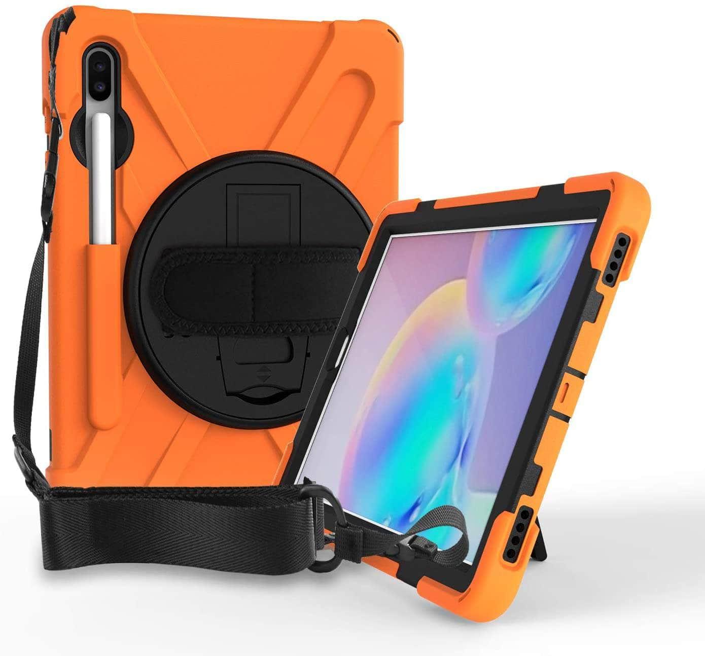 Casebuddy Orange / S9 11 inch Galaxy Tab S9 Shockproof Kids Tablet Stand