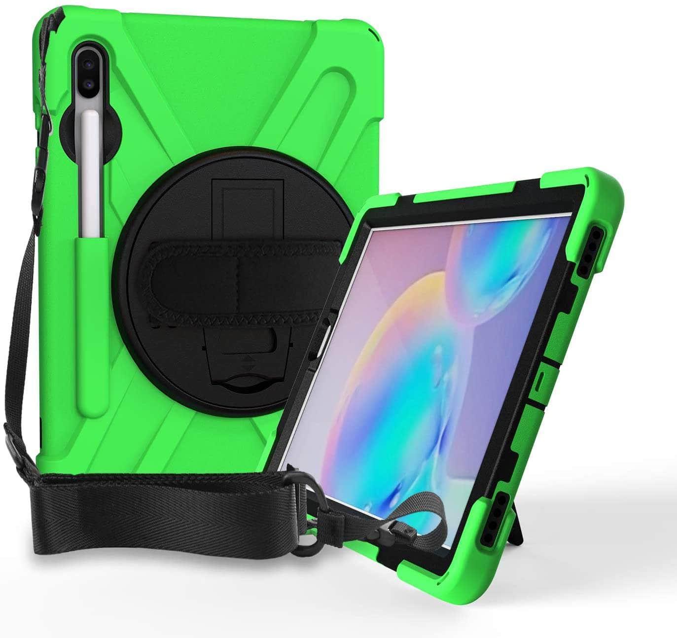 Casebuddy Green / S9 11 inch Galaxy Tab S9 Shockproof Kids Tablet Stand