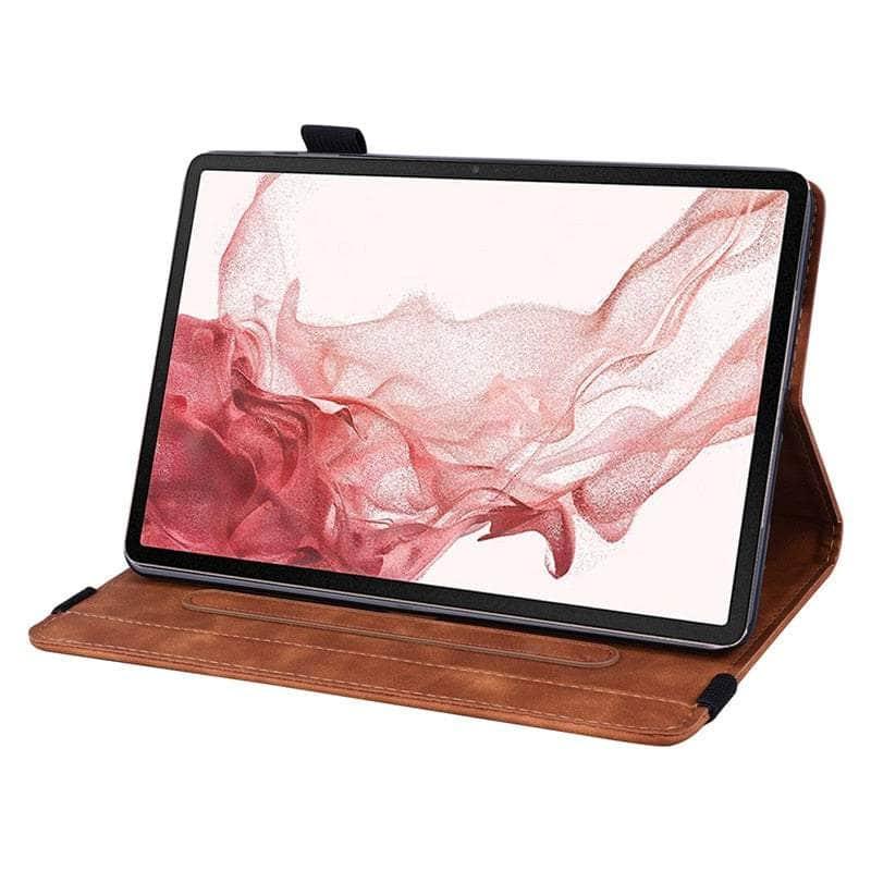 Casebuddy Galaxy Tab S9 Ultra Luxury Vegan Leather Wallet