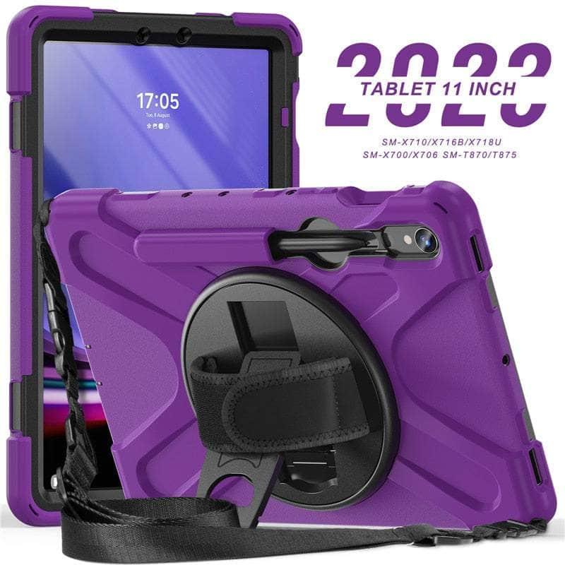 Casebuddy Purple / S9 Ultra 14.6 inch Galaxy Tab S9 Ultra Shockproof Kids Tablet Stand