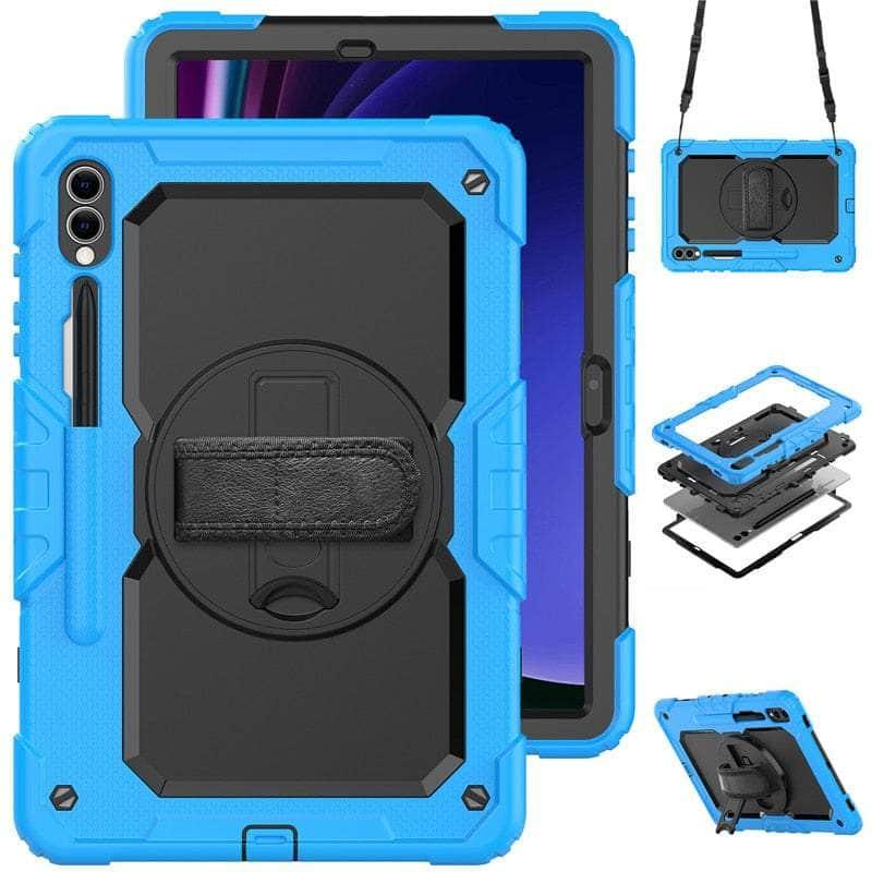 Casebuddy BK-SKB / S9 Ultra 14.6 inch Galaxy Tab S9 Ultra Shockproof Shoulder Strap Case