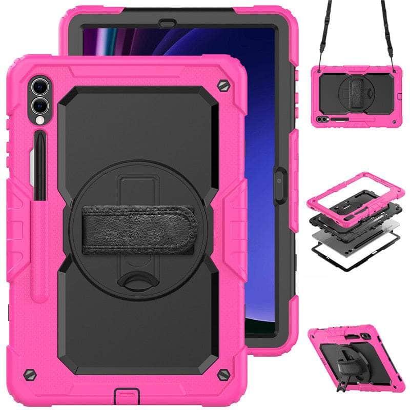 Casebuddy BK-ROS / S9 Ultra 14.6 inch Galaxy Tab S9 Ultra Shockproof Shoulder Strap Case