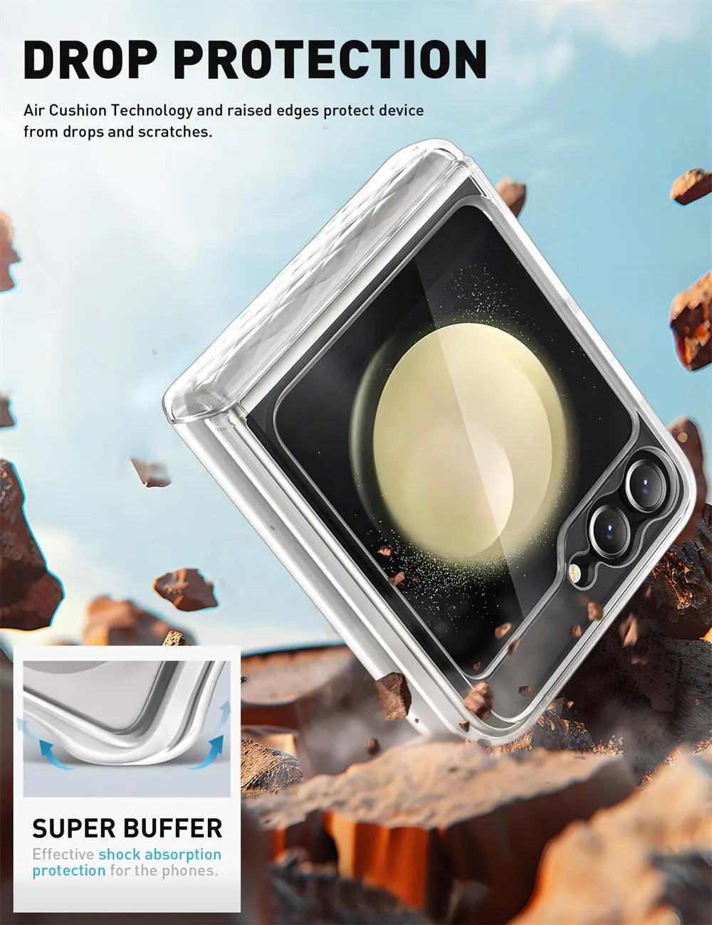 Galaxy Z Flip 6 Case I-BLASON Cosmo Slim Clear Protective Case - CaseBuddy Australia