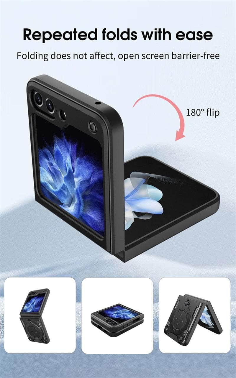 Casebuddy Galaxy Z Flip5 Magnetic Car Holder Armor Case