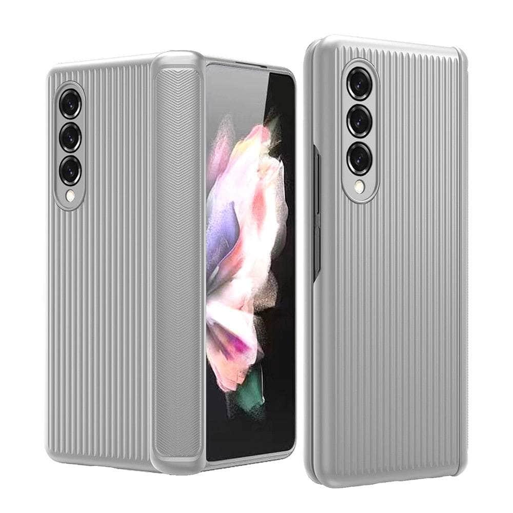 Casebuddy Silver / For Galaxy Z Fold 3 Galaxy Z Fold 3 Hinge Full Protection Cover