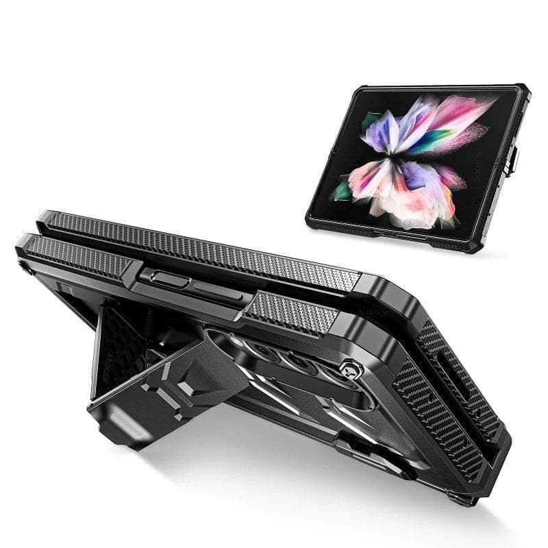 Casebuddy Galaxy Z Fold 3 Hinge Pen Slot Kickstand Hard Case