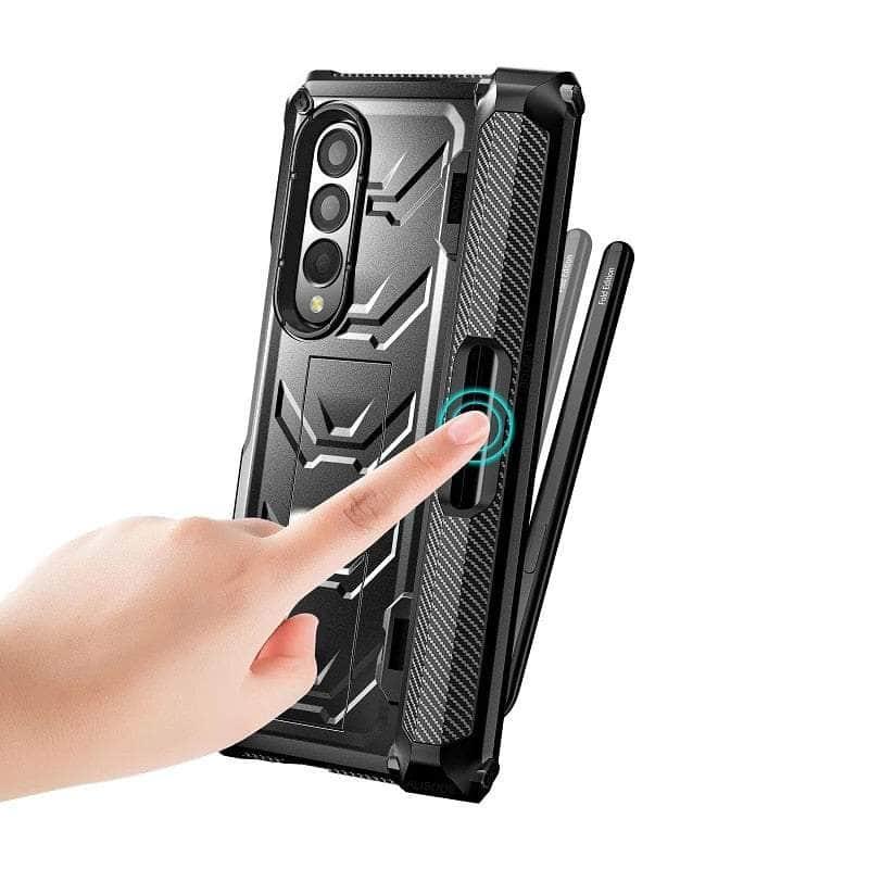 Casebuddy Galaxy Z Fold 3 Hinge Pen Slot Kickstand Hard Case