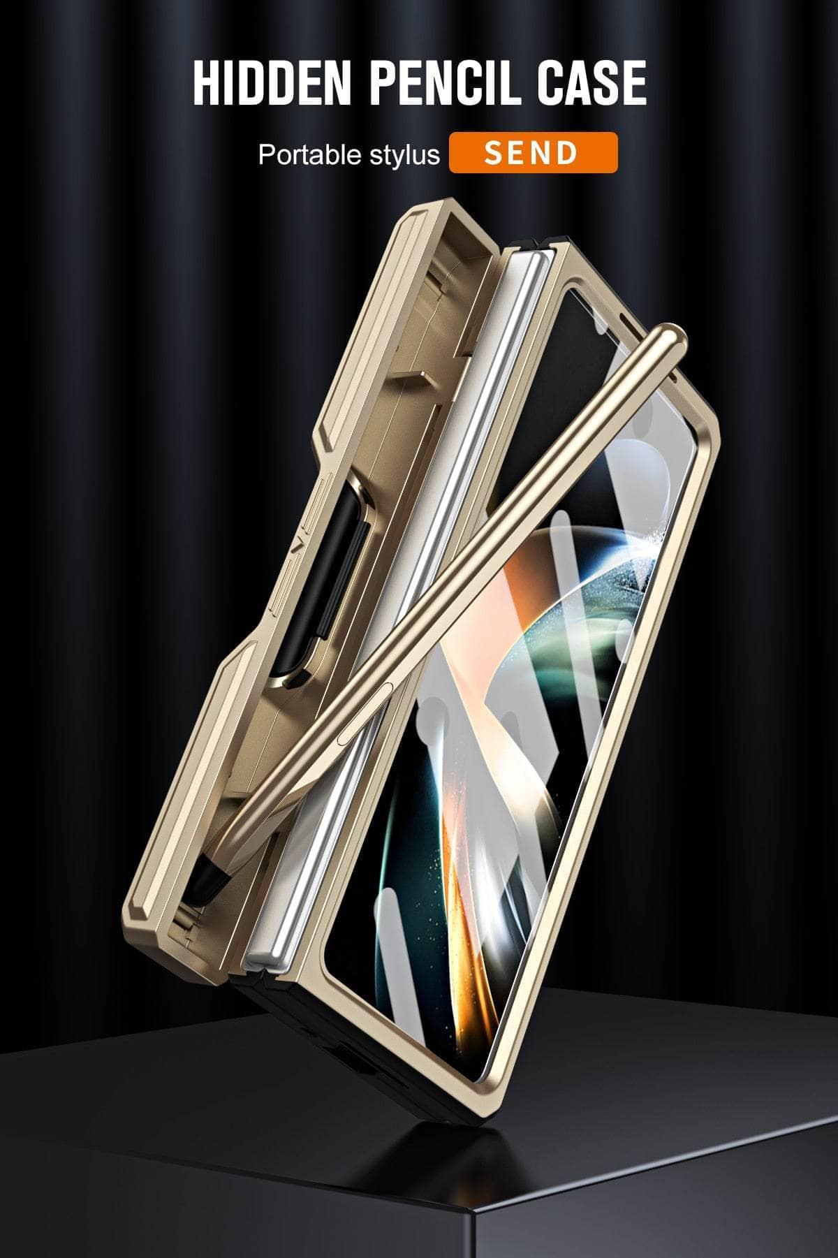 Casebuddy Galaxy Z Fold 4 Rugged Armor Pen Slot Case