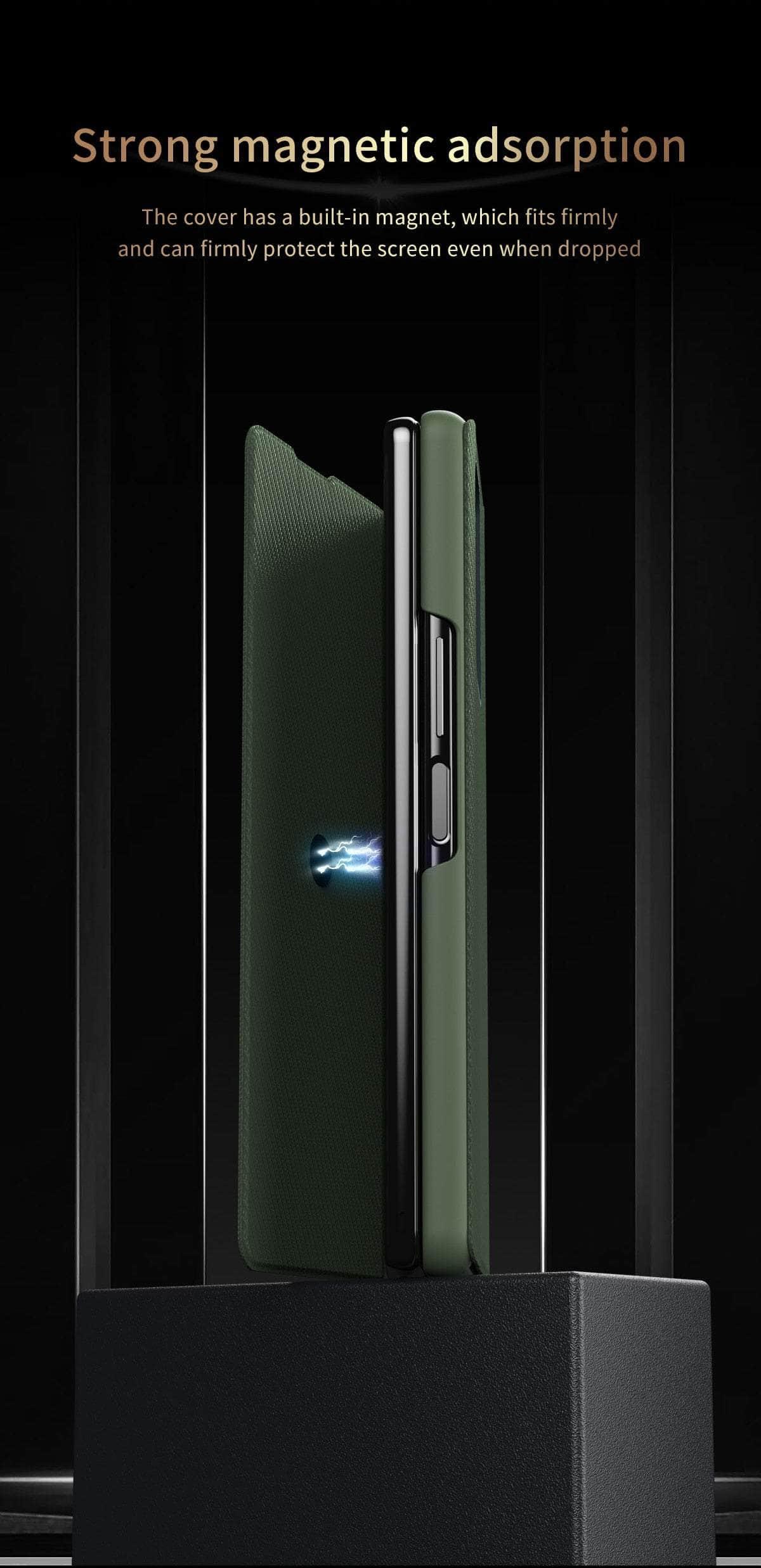 Casebuddy Galaxy Z Fold 5 Matte Carbon Fiber Folding Cover