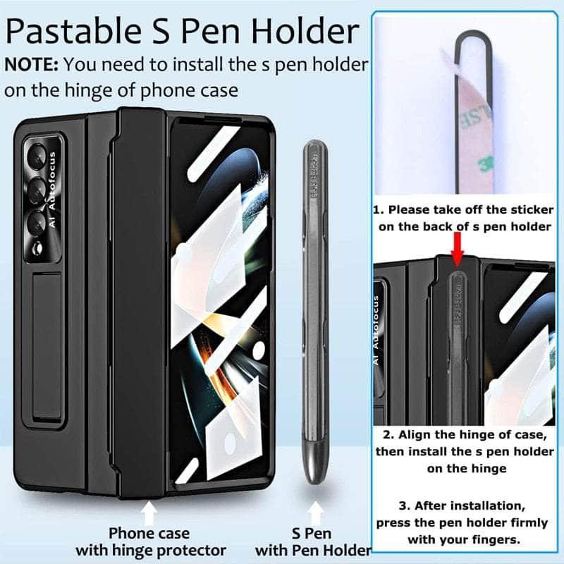 Casebuddy Galaxy Z Fold 5 Pen Holder Kickstand Case
