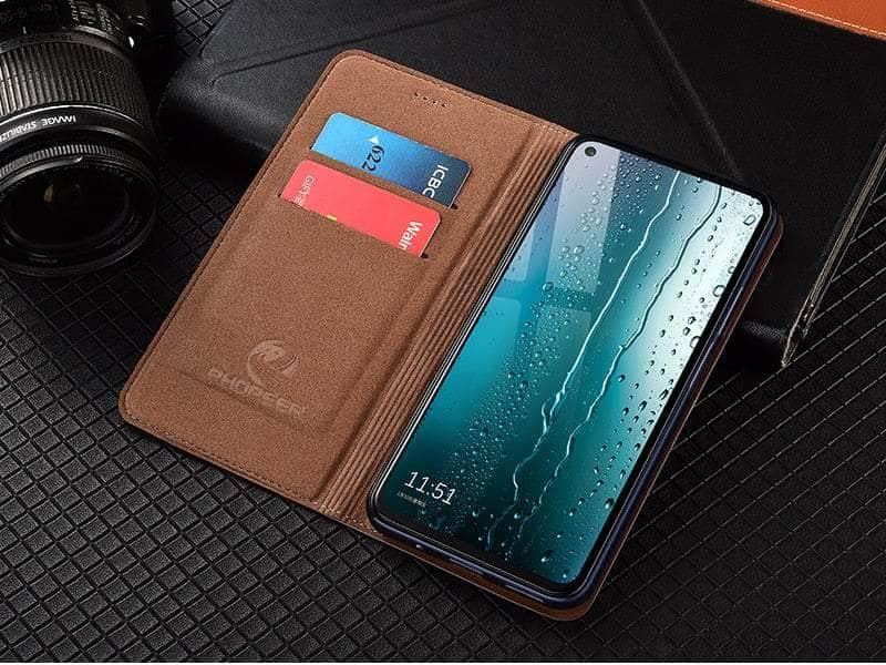 Casebuddy Genuine Galaxy A34 Leather Flip Wallet Case